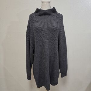 Poetry Wool Cotton Sweater Mini Dress Size 14